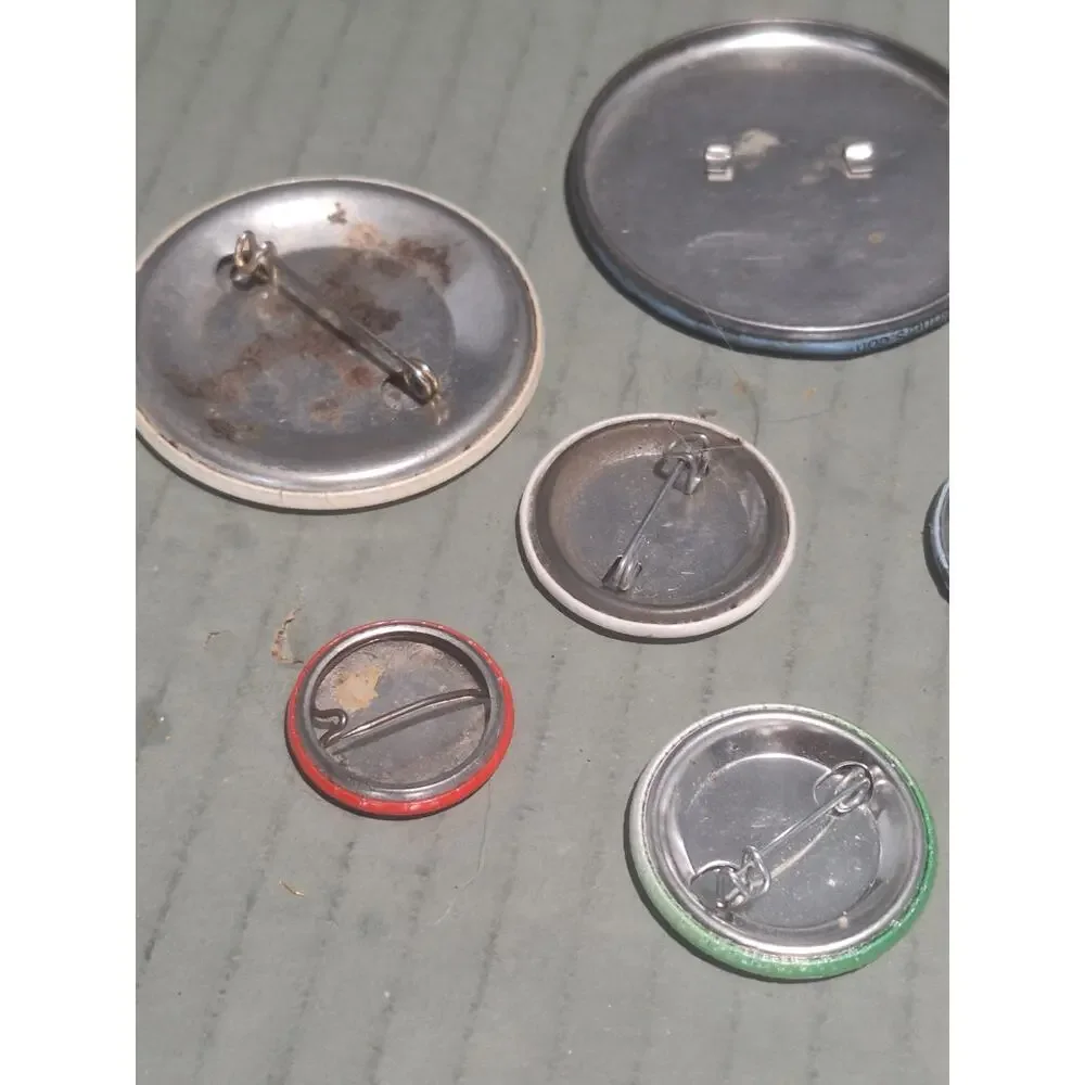 Vintage/ Modern Pinback Button Lot Drugs Are Unbearable Irish Pub WWF Baker MORE